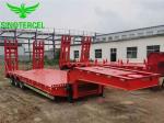 Removable Gooseneck Semi Trailer 70 Tons Gooseneck Skeletal Trailer