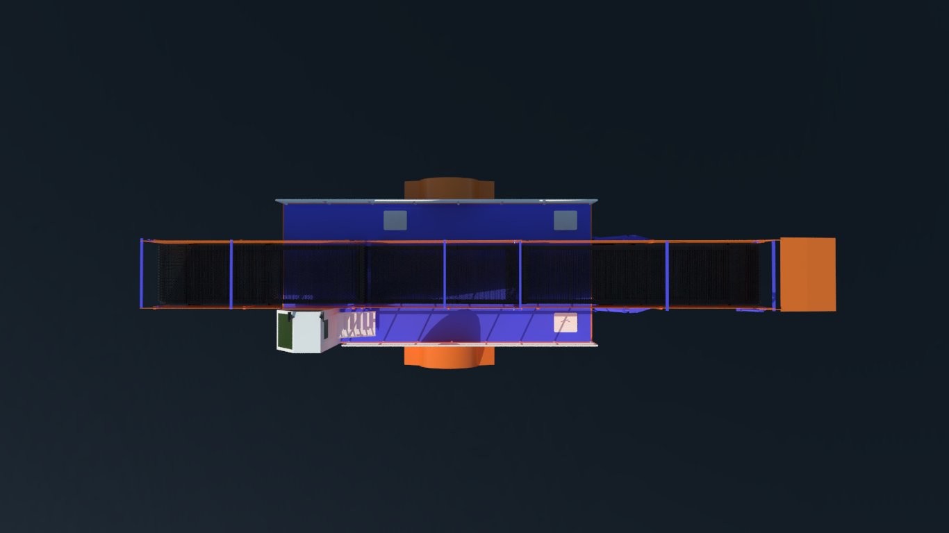 45cbm Garbage River Barge For River Or Dam Clean Up