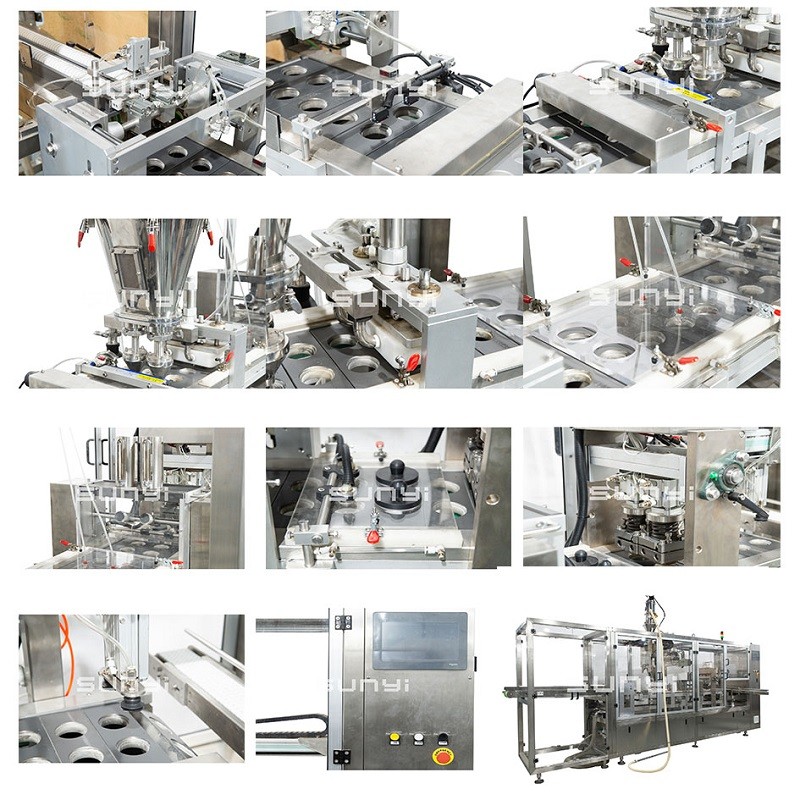 SUNYI Nespresso Coffee Capsule Filling Sealing Machine