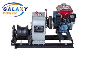 Quality 3Ton Gasoline Powered Single Wheel Winch Cable Pulling Equipment wholesale