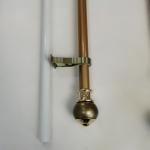 European Style 0.35mm 16mm Steel Pipe Curtain Rods