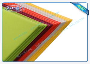 Quality Colorful Disposable PP Non Woven Tablecloth for Restaurant , Home Use or Retail Sale wholesale