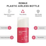 50ml Blue Red Plastic Vacuum Emulsion Bottle For Facial Treatment
