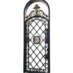Commercial Forged Wrought Iron Gate For Backyard Q235 Steel Customized