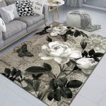 Geometric Printed Living Room Floor Carpets Rectangle Crystal Velvet Rug
