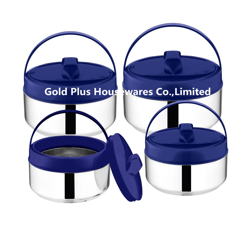 8pcs Camping portable food warm keeper stainless steel thermal food lunch box with cover film