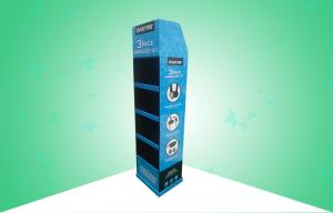 Quality Strong Cardboard Pop Up Display Stands Custom 4 Shelf For Promoting Earphone wholesale
