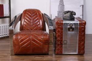 Quality antique British style aluminium arm chair,#2056 wholesale