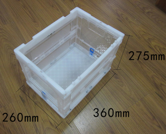 Smooth Inside Portable Collapsible Plastic Containers Handling Material