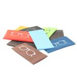Clip pu leather sunglasses case glasses packaging box
