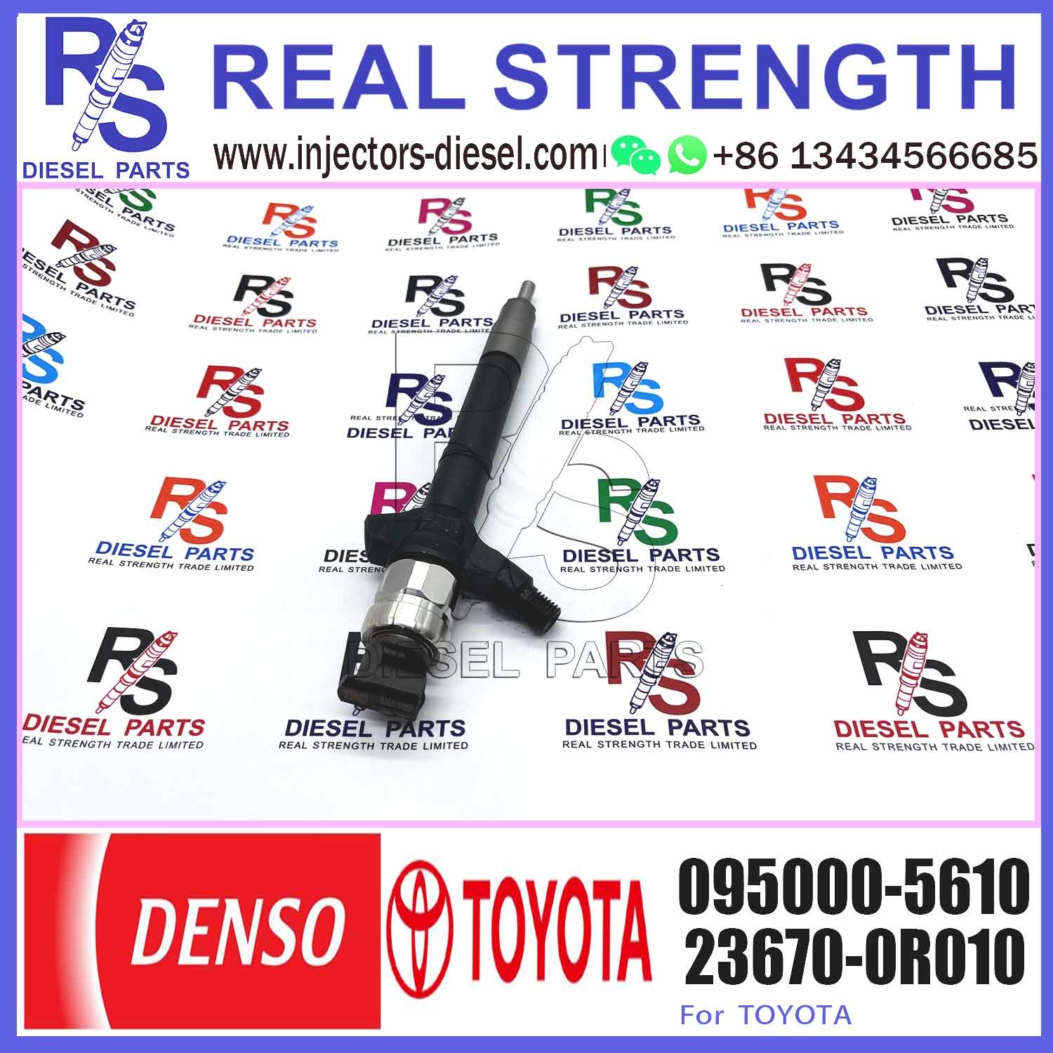 Nozzle Injector 0950005610 095000 5610 Diesel Fuel Engine Injector 095000-5610 For Toyota Avensis 2.2 D 2AD-FTV