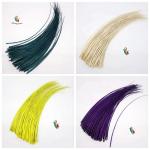 Millinery Supplies Ostrich Feather Quill with Dyed Pattern 50-55cm
