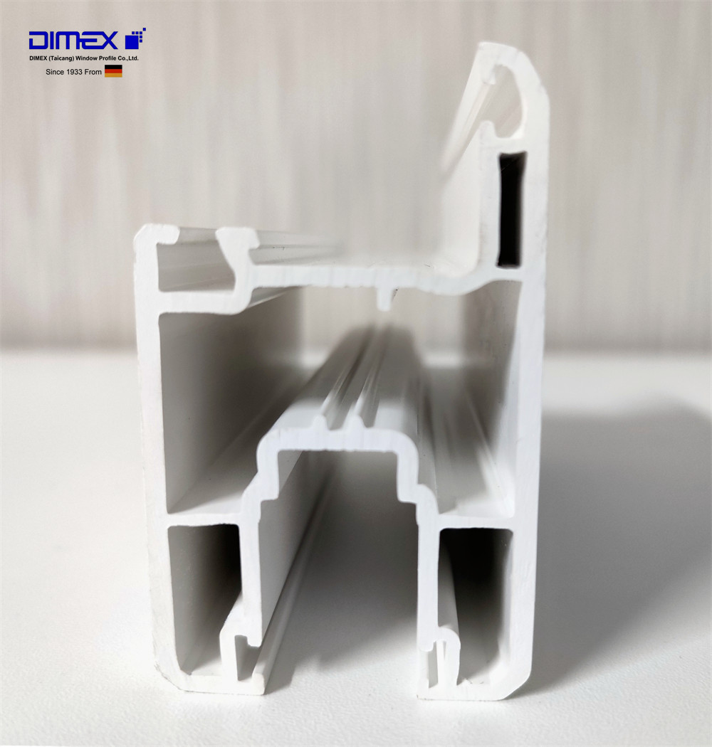 Sliding Window And Door System UPVC Profiles High UV Resistance Dimex L107