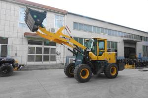 Quality 1.7M3 Small Articulating Front End Wheel Loader Air Brake Little Loader wholesale