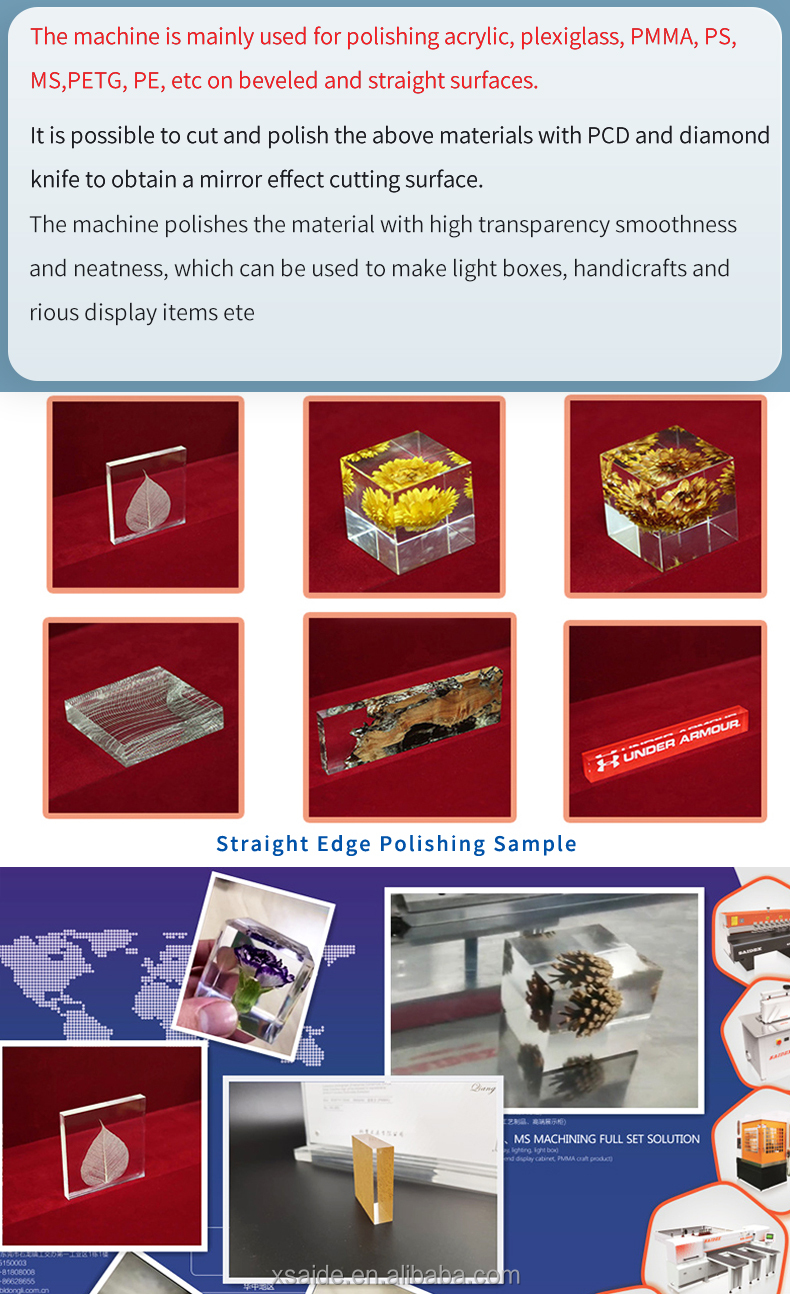 2022 New SD-1050BX small plexiglas auto acrylic lapidary diamond cutting and acrylic edge natural diamond polishing machine