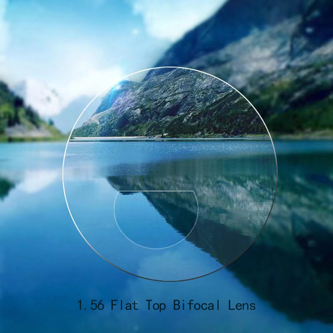 Classic Style Resin Quality Lenses 1.56 HMC Flat Top Bifocal Progressive Lenses