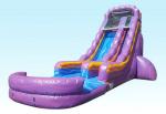 Home Big Party Kids Inflatable Water Slide Blue Purple Outdoor Playground Slide