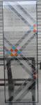 chorme caming deorative glass panel