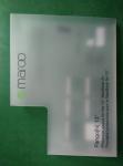 Plastic folding box for blister folder,grind arenaceous + printing