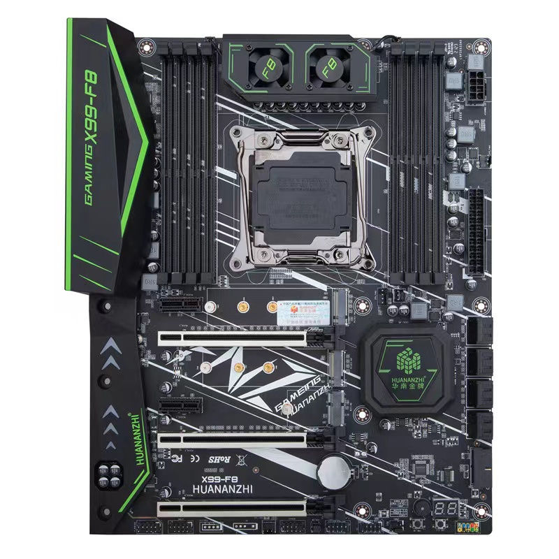 Customized X99 F8 motherboard X99 Motherboard with combo kit set DDR4 Desktop E5 2678v3/E5 2680v3 LGA2011