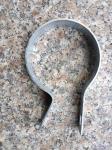 Steel 2 1/2" 2 3/8" Od Chain Link Fence Tension Band 14 Gauge Galvanized