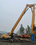 Custom Color Excavator Demolition Long Arm With Hydraulic Shear Breaker