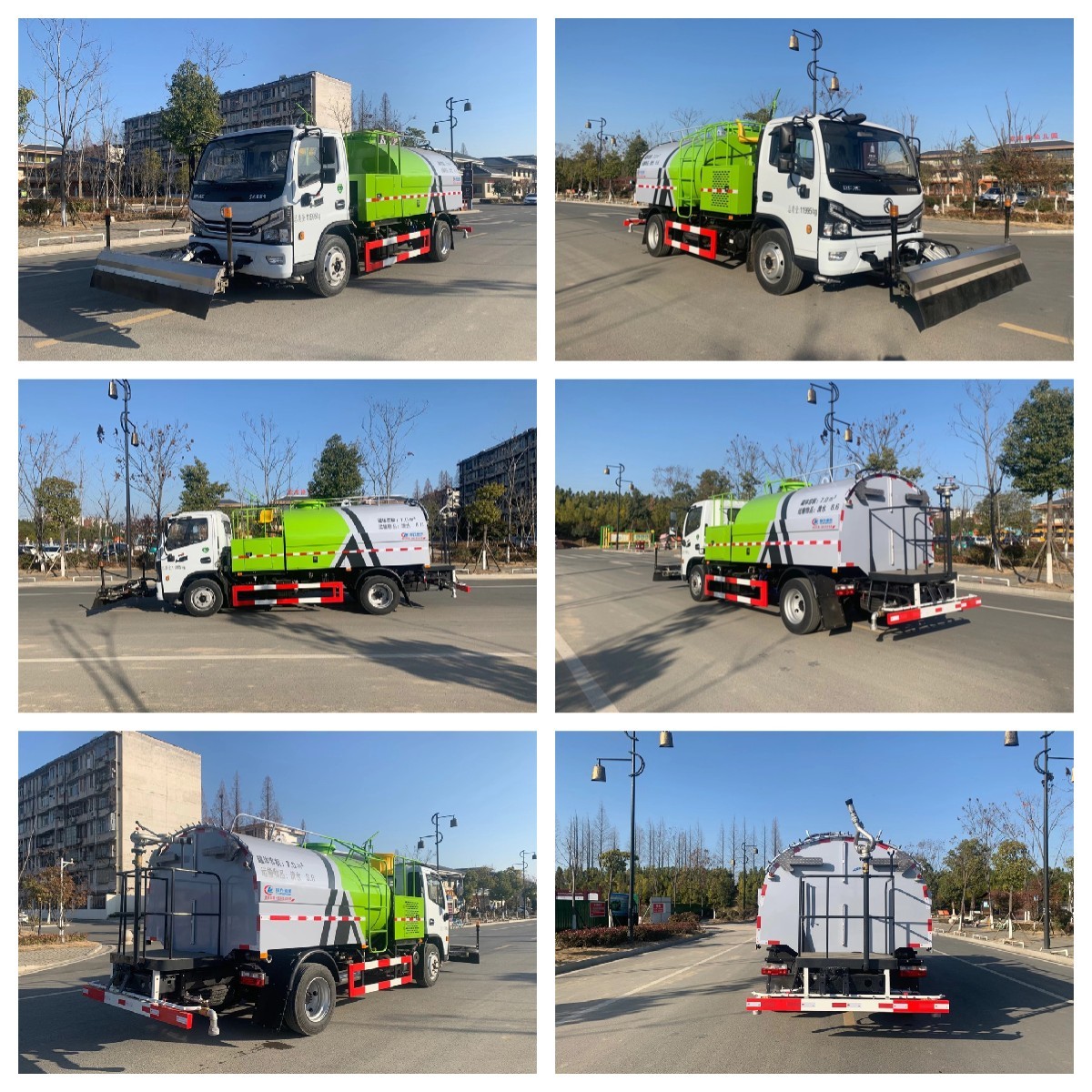 4x2 Chinese Mini Sweeper Truck High Pressure Road Cleaning Truck 5 Tons