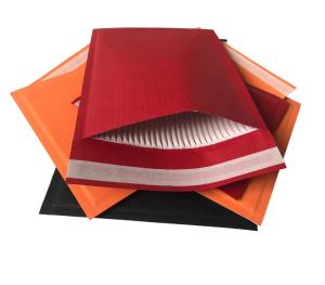Quality Custom Red Self Sealing Paper Mailers Packaging Cushioned Envelopes wholesale