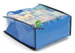 Jute Fibre Non Woven Shopping Bag Durable Gravure Printing Customized Logo