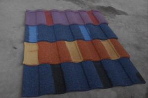 Quality china made building material Stone coated steel roofing tile wholesale