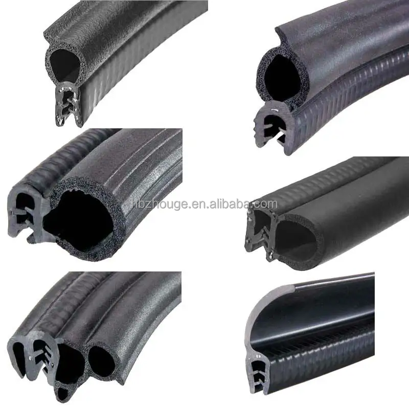 Customized Inner and Outer Diameter Silicone Rubber Profile for Car Window Glass Extrusion