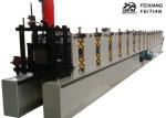 Rectangle Shape Rain Gutter Making Machine , Steel Gutter Roll Forming Machine