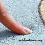 Waterproof Printed Coil Loop Bathroom Anti Slip Floor Mat 50CM*80CM For Tile