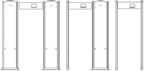 Quality 6 Zone Walk Through Metal Detector With Temperature Measure wholesale