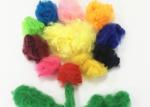 Hollow Conjugated Polyester Fiber , Colorful Spinning Polyester Hollowfibre