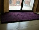 Chenille floor mat polyester material pile height 12mm