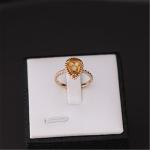 Custom Make Gold Factory Luxury Jewelry Serpent Boheme Ring S Motif Citrin Ref