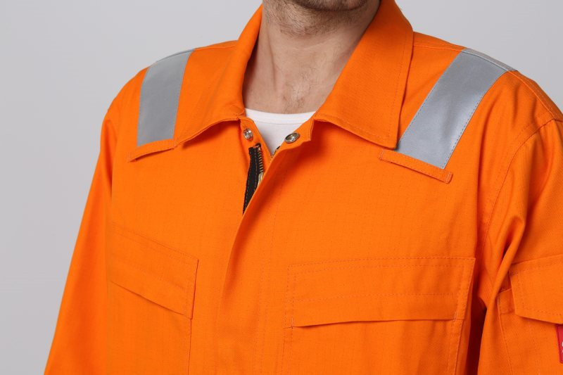 EN11611 Fr Arc Protection Clothing 100% Cotton 350gsm Twill