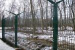 Outdoor PVC Coated Wire Fencing Decorative Welded Wire Fence Panels