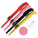 OEM Curved End Silicone Watch Band , Silicone Watch Straps 18mm