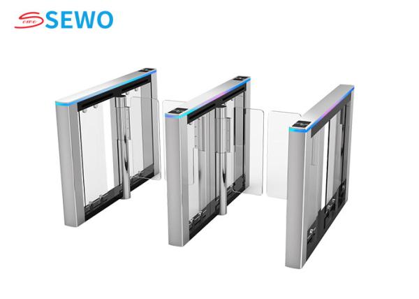 Brushless Motor Swing Barrier Turnstile AC220V Pedestrian Turnstile Gate With
