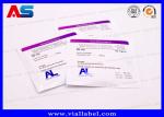 Custom Fitness Supplement Labels for 2ml/8ml/10ml Glass Vials | Tamper-Proof