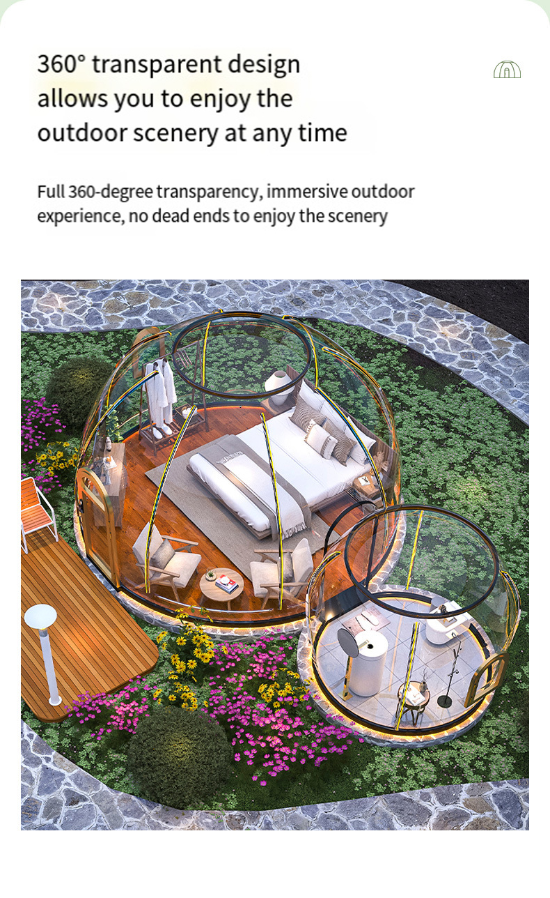 Star Room Transparent Tents For Outdoor Camping Bar Villa Hotel Bubble Room