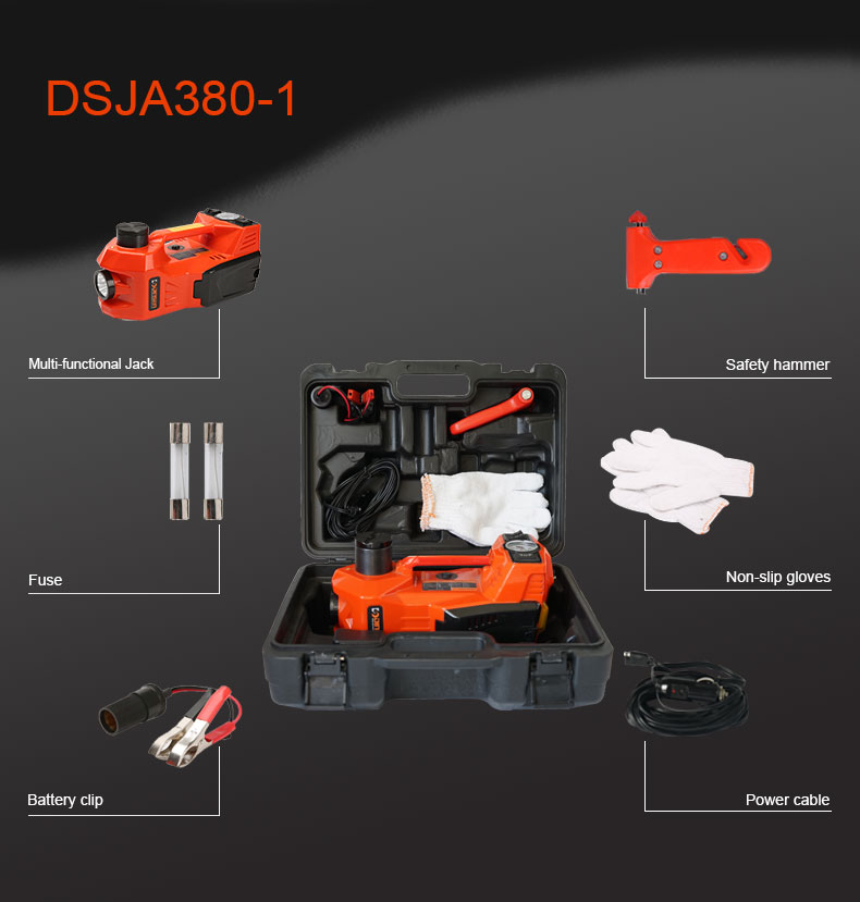 450mm Electric Hydraulic Car Jack , 12v Portable Hydraulic Floor Jack