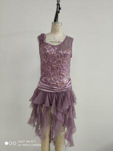 Quality Girls Ballet Dancewear Pink Color Skirts Style Lace 100% Polyester wholesale