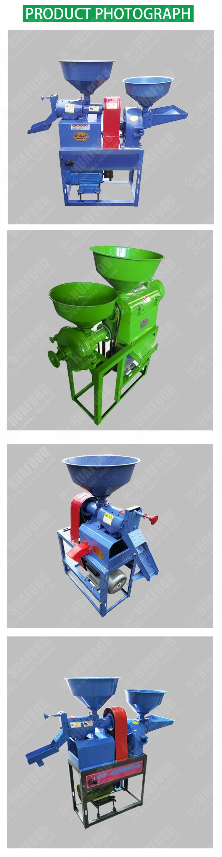 Small Food Grinding Machine Corn Grain Herbs Roller Mill Machine