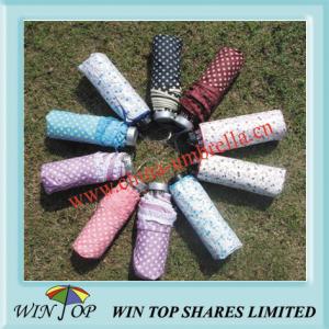 Quality 19.5&quot; Aluminum Polyester Folding Umbrella wholesale