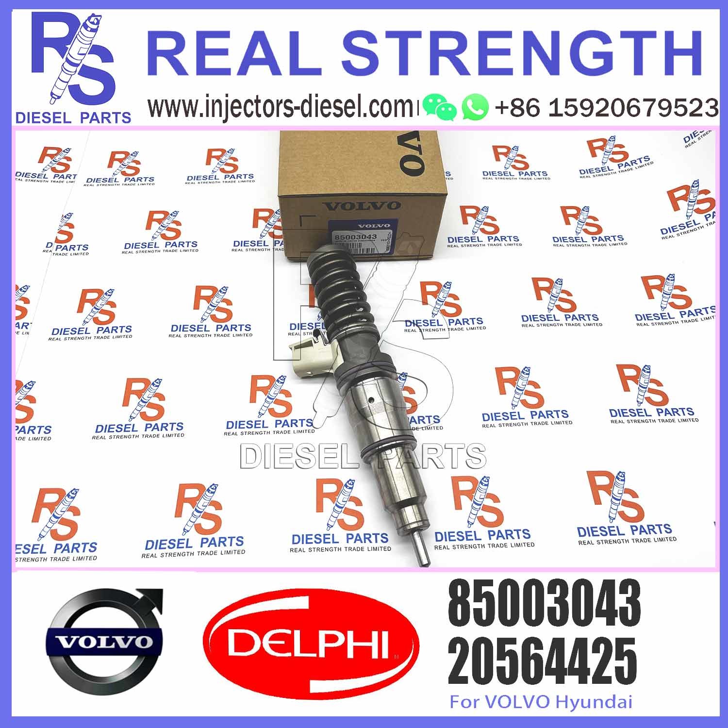 Diesel Engine Fuel Injector 21028884 BEBE4D20001 7421028884 7485003043 85003043