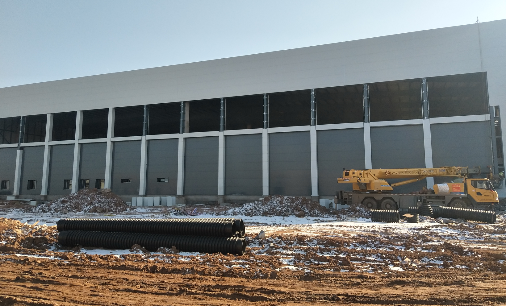 Prefabricated Light Steel Building Aircraft Hangar Fireproof Steel Structure Warehouse