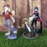 Thornless Advertising Acrylic Tabletop Display Stands Cartoon Character Pattern